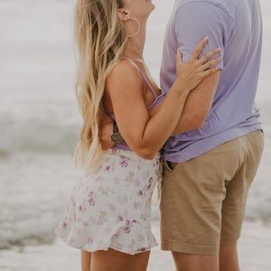 Majorelle flower shorts